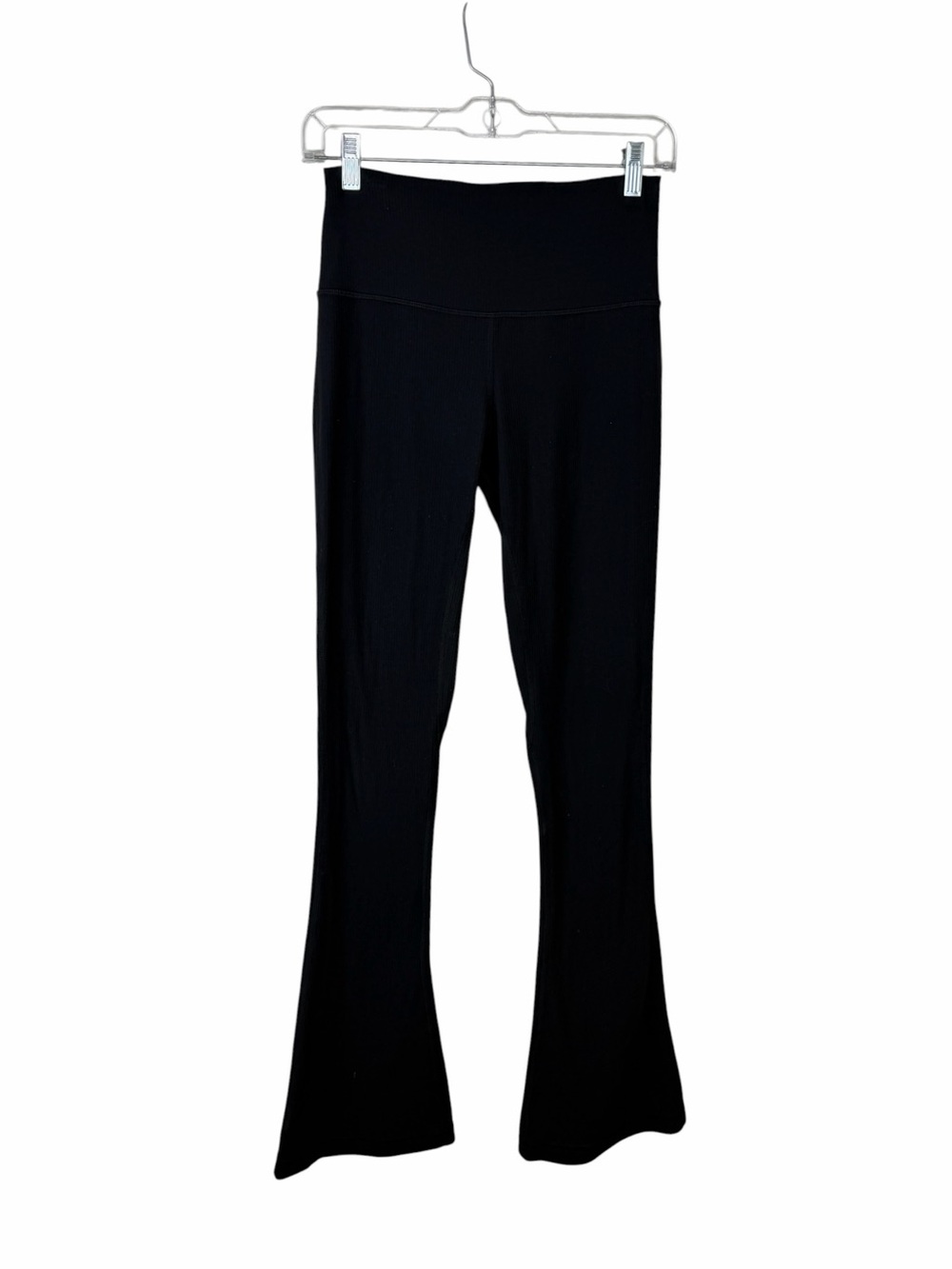 Lululemon Black Align High-Rise Ribbed Mini Flared Pants